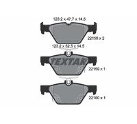 REAR BRAKE PAD SET DISC BRAKE FITS: FITS FOR SUBARU OUTBACK ESTATE 2.5 I AWD.