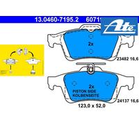 BRAKE PAD SET DISC BRAKE 13.0460-7195.2 FOR FORD C-MAX/II/GRAND/FOCUS/Van 1.6L