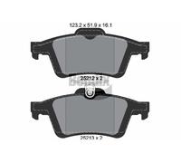 BPD1044 BRAKE PAD SET, DISC BRAKE FITS FORD C-MAX II 1.6 TI