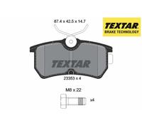 REAR BRAKE PAD SET DISC BRAKE FITS: FORD FOCUS I 1.4 16V/1.6 16V/1.8 16V/2.0