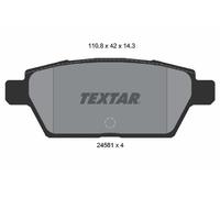 REAR BRAKE PAD SET DISC BRAKE FITS: FORD FUSION SALOON 2.3/2.5/3.0/2.5 HYBRID