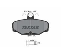 REAR BRAKE PAD SET DISC BRAKE FITS: FORD SIERRA II HATCHBACK 1.6/1.8/2.0/1.8