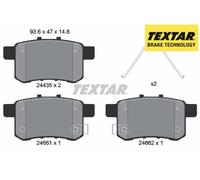 REAR BRAKE PAD SET DISC BRAKE FITS: HONDA ACCORD EURO VIII SALOON 2.4 I/3.5 I
