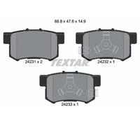 REAR BRAKE PAD SET DISC BRAKE FITS: HONDA CR-V III WAGON 2.4 I-VTEC 4WD /2.0