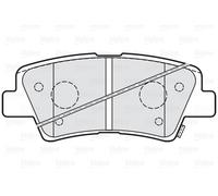 VALEO 302219 Brake pad set