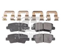 REAR BRAKE PAD SET DISC BRAKE FITS: HYUNDAI GRAND I10 II 1.0/1.2/1.0 LPG I