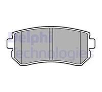 REAR BRAKE PAD SET DISC BRAKE FITS: HYUNDAI I20 I 1.4 CRDI/1.2/1.4/1.6.HYUNDA