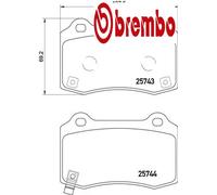 Brake Pads Set P30074 Genuine Brembo 583022MA10 68144432AA K68144432AA