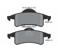 REAR BRAKE PAD SET DISC BRAKE FITS: JEEP WAGONEER 4.0 I/2.5 TD 4X4/4.0 I 4X4/
