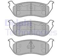 REAR BRAKE PAD SET DISC BRAKE FITS: JEEP WRANGLER / TJ II 4.0/2.4/4.0 RUBICON