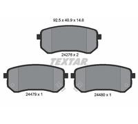 REAR BRAKE PAD SET DISC BRAKE FITS: KIA PICANTO / EKO TAXI II 1.0/1.0 BI-FUEL