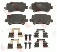 REAR BRAKE PAD SET DISC BRAKE FITS: LAND ROVER LR2 2.2 ED4/2.2 TD4 4X4/2.2 SD