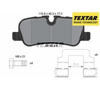 REAR BRAKE PAD SET DISC BRAKE FITS: LAND ROVER LR4 IV 2.7 TD 4X4/3.0 TD 4X4/5