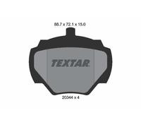 REAR BRAKE PAD SET DISC BRAKE FITS: LAND ROVER RANGE ROVER 3.5 VOGUE 4X4/3.