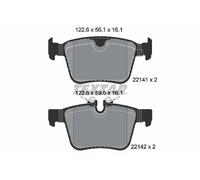 REAR BRAKE PAD SET DISC BRAKE FITS: LAND ROVER RANGE ROVER EVOQUE 2.2 D/2.2 D