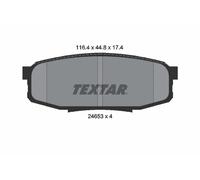 REAR BRAKE PAD SET DISC BRAKE FITS: LEXUS LX III 570 /460 /450D .TOYOTA LAND