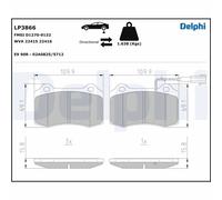 REAR BRAKE PAD SET DISC BRAKE FITS: MASERATI GHIBLI III 3.0 S Q4/3.0 D/3.0/3.