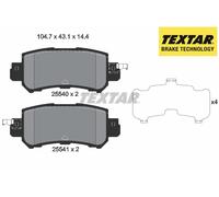 REAR BRAKE PAD SET DISC BRAKE FITS: MAZDA CX-5 2.0 /2.0 AWD /2.2 D /2.2 D AWD