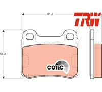 REAR BRAKE PAD SET DISC BRAKE FITS: MERCEDES-BENZ 190 SEDAN E 2.3-16/E 2.3-16
