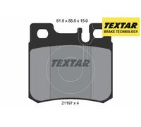 REAR BRAKE PAD SET DISC BRAKE FITS: MERCEDES-BENZ 190 SEDAN E 2.5-16 EVOLUTIO
