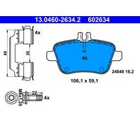 ATE 13.0460-2634.2 Brake pad set