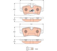 REAR BRAKE PAD SET DISC BRAKE FITS: MINI MINI ESPORTIVO ONE D/COOPER/COOPER S