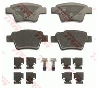 REAR BRAKE PAD SET DISC BRAKE FITS: PEUGEOT 207/207+ 1.6/1.6 16V/1.6 16V TURB