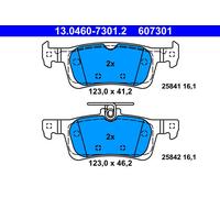 REAR BRAKE PAD SET DISC BRAKE FITS: PEUGEOT 308 II 1.6 THP/1.6 THP 125/1.2 VT