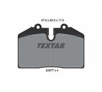 REAR BRAKE PAD SET DISC BRAKE FITS: PORSCHE 911 3.3 SC TURBO/3.3 TURBO.PORSCH