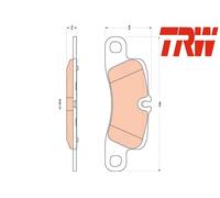 REAR BRAKE PAD SET DISC BRAKE FITS: PORSCHE CAYENNE TURBO S 4.5/TURBO S 4.8/G