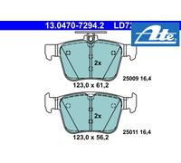REAR BRAKE PAD SET DISC BRAKE FITS: SEAT LEON ST 1.4 TSI/2.0 TDI/1.8 TSI/1.2