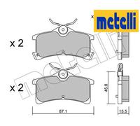 New Brake Pad Set, disc brake for TOYOTA:AVENSIS,COROLLA,COROLLA VIII