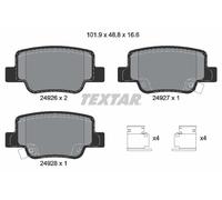 REAR BRAKE PAD SET DISC BRAKE FITS: TOYOTA VERSO 1.6 /1.8 /2.0 D-4D /2.2 D-4D
