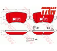 REAR BRAKE PAD SET DISC BRAKE FITS: VAUXHALL MERIVA MK II 1.3 CDTI/1.7 CDTI/1