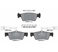 REAR BRAKE PAD SET DISC BRAKE FITS: VW TOUAREG 3.2 V6/4.2 V8/2.5 R5 TDI/3.6 V