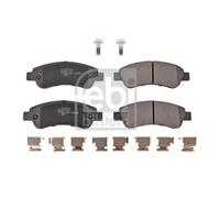 Rear Brake Pad Set Febi for Ducato Boxer Relay 16814 Top German Quality