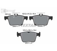 Brake Pad Set For Disc Brake Rear Fits Audi A3 Q3 TT Seat Ateca TEXTAR 2260101