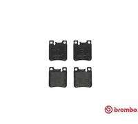 Brembo Brake Pads Rear With Anti-Squeak Plate For Chrysler Mercedes-Benz C-Class