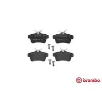 Brembo Brake Pad Set P61114 Rear with Caliper Screws – Fits Citroën C4, DS4, DS5, DS (Peugeot)