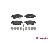 Brembo Brake Pad Set Rear With Caliper Screws 43mm Height Fits Honda CR-V