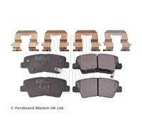 Rear Brake Pad Set Fits Hyundai Accent IV 1.4 1.6 2010-2018 Blue Print ADG042127