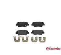Brembo Brake Pads Rear With Anti-Squeak Plate Fits Hyundai Elantra Kia Ssangyong