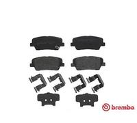 Brembo Brake Pads Rear With Anti-Squeak Plate Fits Hyundai Genesis Kia Ssangyong