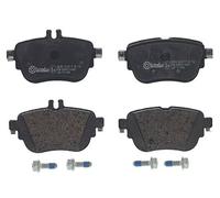 P50136 Rear Brake Pad Set 4x Pads Prepared For Wear Indicator Braking By Brembo