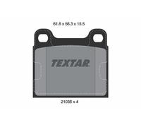 Brake Pads Set 2103501 Rear Textar 0004205720 0004205820 0004206220 0004206280