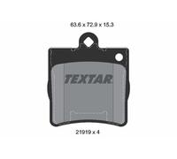 Textar Rear Brake Pads fits Mercedes-Benz C-Class CLK SLK CLC-Class 2191901