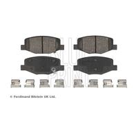 Rear Brake Pad Set Fits MG Zs SUV 1.0 1.5 2017 on Blue Print ADBP420154
