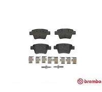 Brembo Brake Pads P 61 100 - Rear - Fits Peugeot 207, 207 CC, 207 SW, 307 (Hatchback, Van)