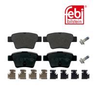febi bilstein Brake Pad Set 16813 - Rear Axle with Fastening Material, 1 unit