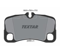 Textar Brake Pad Set for Porsche 911/Convertible M 97.70S 3.6L 3.8L Genuine OE Rear Full Set 2445401